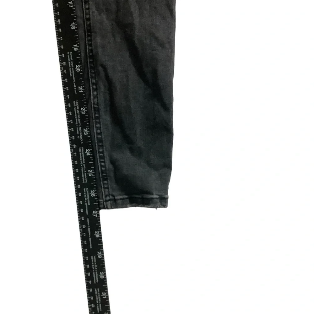 Free People Black Distressed Skinny Ankle Jeans Size 26